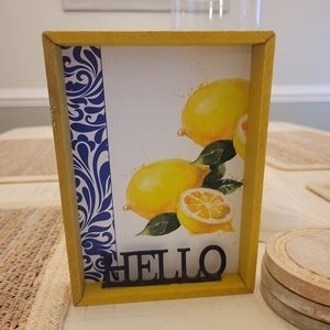 Lemon Mediterranean Decor